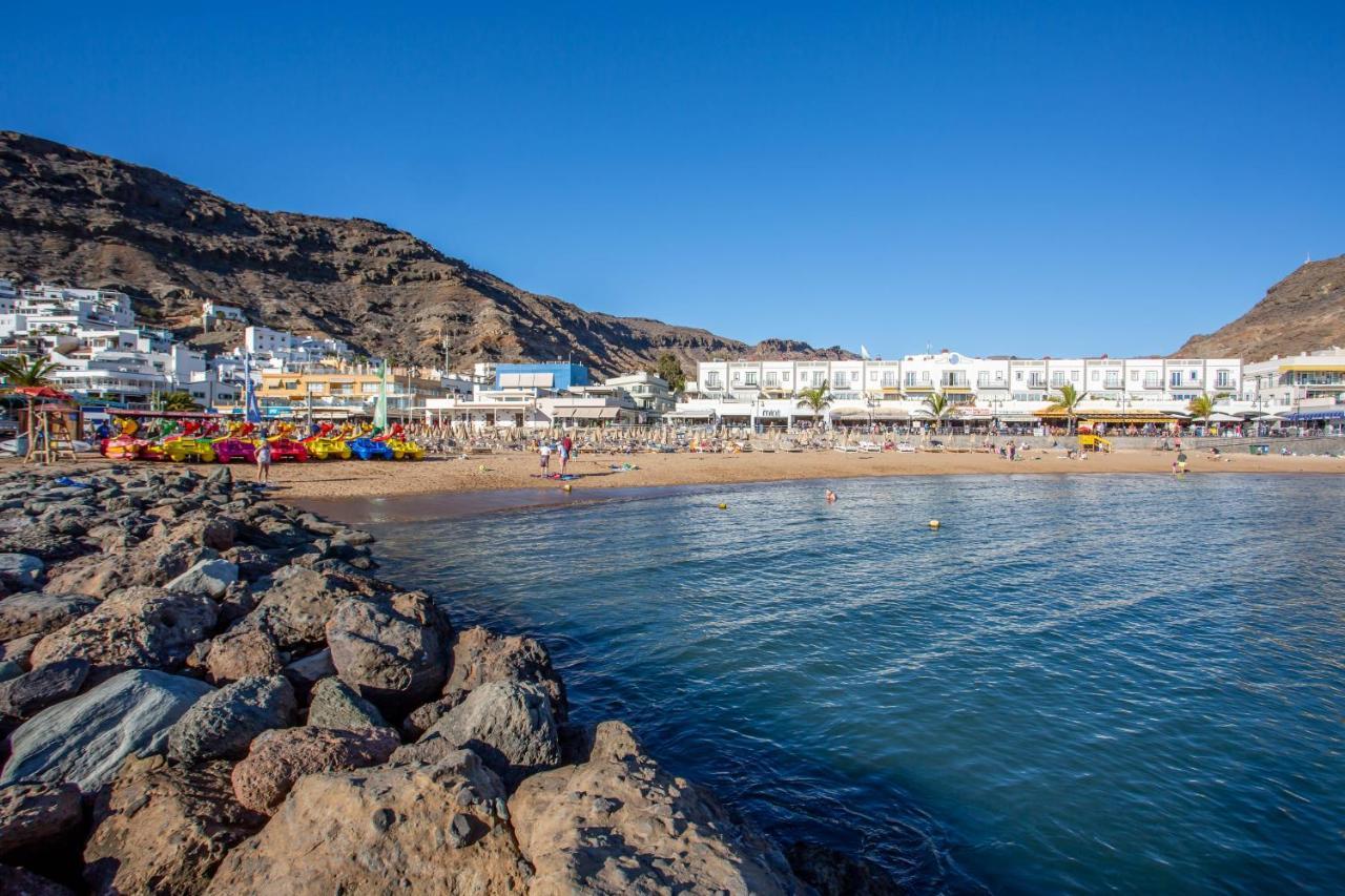 Ribera Del Puerto - Luxe Apartement With Great Terrace And Sea View Puerto De Mogan Eksteriør billede