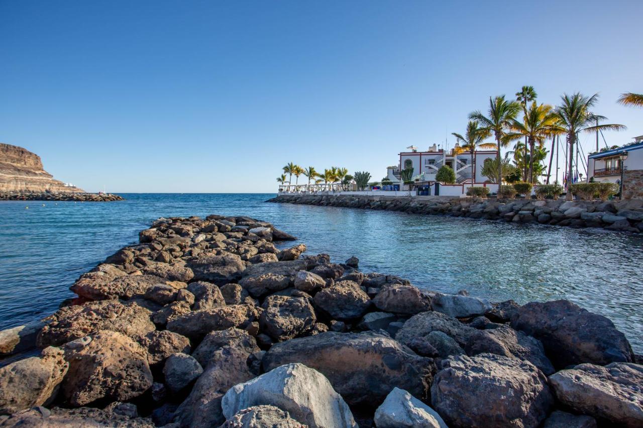 Ribera Del Puerto - Luxe Apartement With Great Terrace And Sea View Puerto De Mogan Eksteriør billede