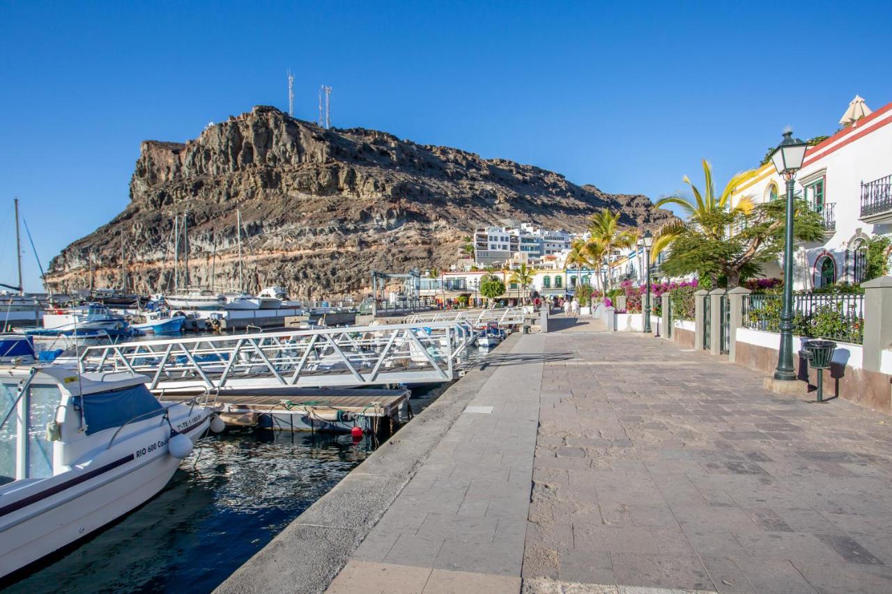 Ribera Del Puerto - Luxe Apartement With Great Terrace And Sea View Puerto De Mogan Eksteriør billede