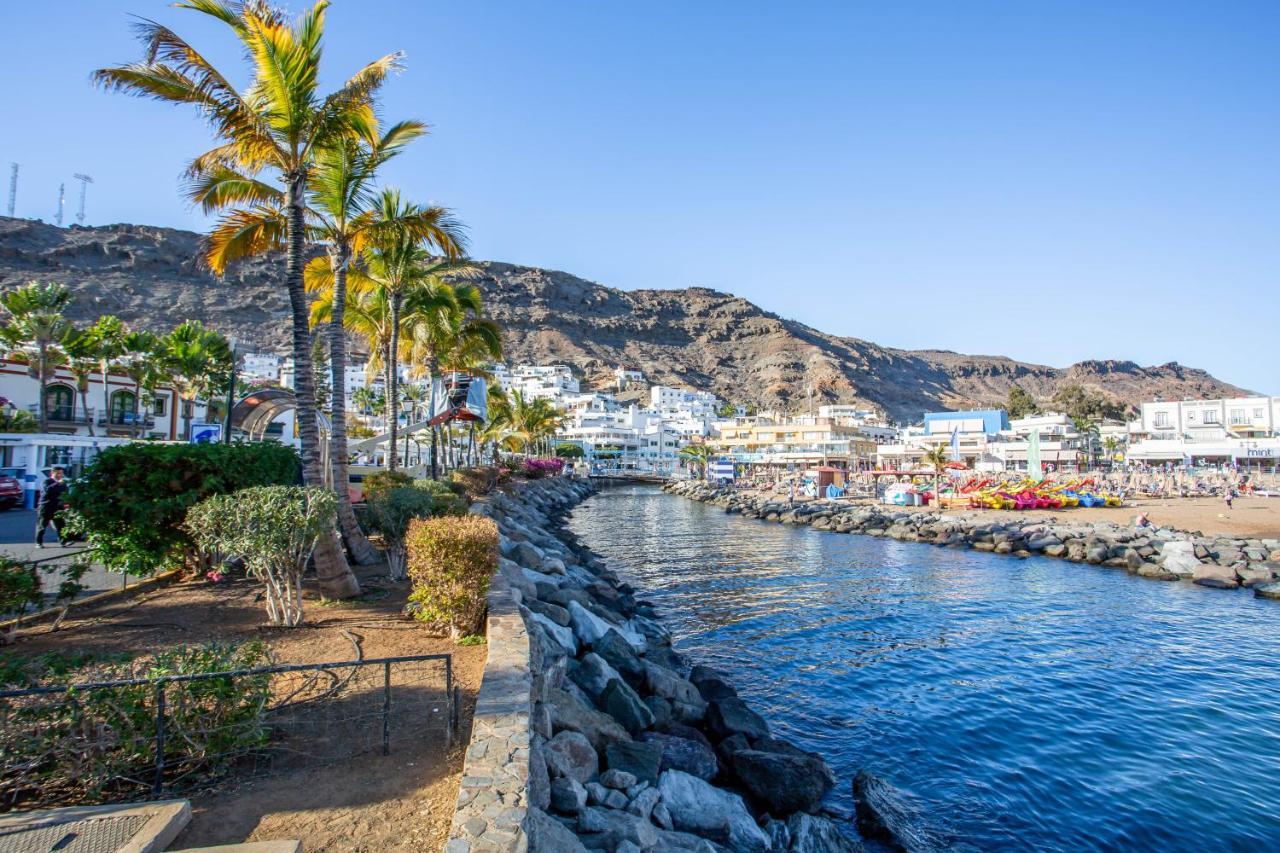 Ribera Del Puerto - Luxe Apartement With Great Terrace And Sea View Puerto De Mogan Eksteriør billede