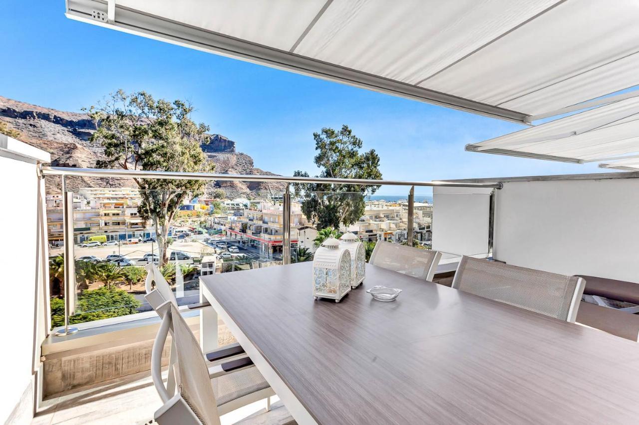 Ribera Del Puerto - Luxe Apartement With Great Terrace And Sea View Puerto De Mogan Eksteriør billede
